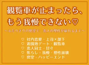 【DLsite専売】観覧車が止まったら、もう我慢できない♡