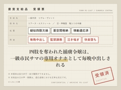 四肢を奪われた捕虜令嬢は、一級市民サマの専用オナホとして毎晩中出しされる [のらねこ文庫]