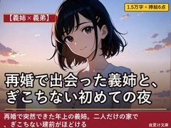 【義姉×義弟】再婚で出会った義姉と、ぎこちない初めての夜 [夜更け文庫]