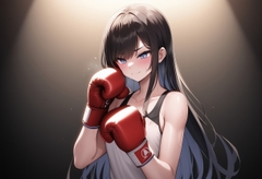 借金を返すために裏ボクシングの試合に臨んだら、女にKO負けしてお仕置きでボコられる話 [負け犬の福音]