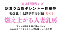 訳あり女性タレント一斉検挙 美爆乳！上野歩夢再び編 その3 [ponta乳首偏愛]