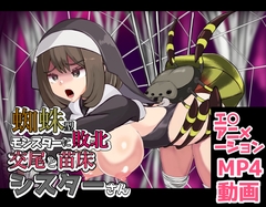 蜘蛛型モンスターに敗北 交尾と苗床シスターさん パッケージ画像