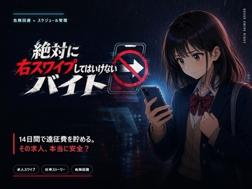 絶対に右スワイプしてはいけないバイト の表紙