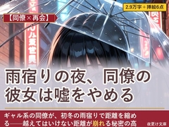 【同僚×再会】雨宿りの夜、同僚の彼女は嘘をやめる [夜更け文庫]