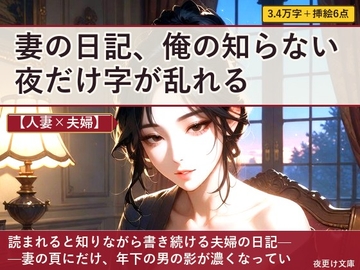 【人妻×夫婦】妻の日記、俺の知らない夜だけ字が乱れる の表紙