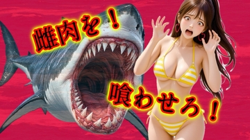 雌肉捕食!少女や美女たちがサメに喰われる話 人喰いモンスターがとにかく少女や若い の表紙