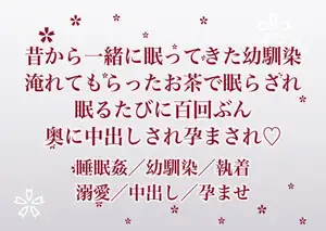 昔から一緒に眠ってきた幼馴染に淹れてもらったお茶で眠らされた私が眠るたびに百回ぶんの想いごと奥に中出しされ孕まされ続けている話