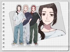 【手描き】立ち絵素材_228(中年女性全身カラー3種、表情10種、おまけPNG素材あり) [Rio's Atelier]