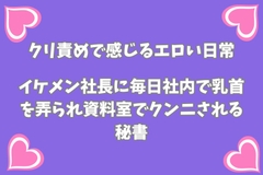 イケメン社長に毎日社内で乳首を弄られ、資料室でクンニされる秘書 [月夜のスイーツ]