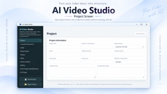 AI Video Studio - AI-Assisted Video Production Design Tool [魔王君]