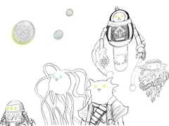 イラスト28作パラノマプローブ13話バスタープラネット1話短編作品2設定画集2 [ミツトビ]
