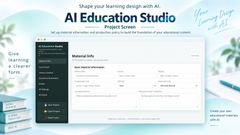 AI Education Studio - AI-Assisted Educational Material Design Tool [魔王君]