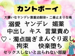 嫌いな幼馴染とセックスしないと出られない部屋に閉じ込められたらカントボーイバレし感情爆発させたヤンデレ激重幼馴染みに襲われて中だし種付けプレスセックスされました [ひえひえピエロ]