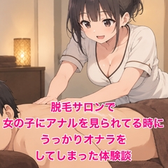 脱毛サロンで女の子にアナルを見られてる時に、うっかりオナラをしてしまった体験談