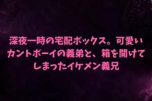 【DLsite専売】深夜一時の宅配ボックス。可愛いカントボーイの義弟と、箱を開けてしまったイケメン義兄