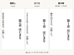 縦書き EPUB メーカー(数字・英字の向きを選べる) [点検堂]