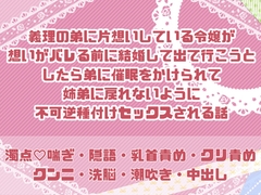 義理の弟に片想いしている令嬢が想いがバレる前に結婚して出て行こうとしたら弟に催○をかけられて姉弟に戻れないように不可逆種付けセックスされる話 [緋乃いくら]