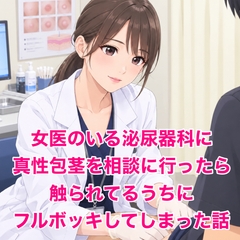 女医のいる泌尿器科に真性包茎を相談に行ったら、触られてるうちにフルボッキしてしまった話