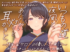 耳かき音玉てんこ盛り!16 いつもの道 ― 夜風と、あたたかい灯りと、耳かきと。隠れ家サロンの優しい荒療治【全年齢向けASMRシチュエーションボイス】 [花よりASMR]