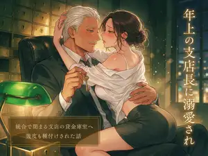 【セール中】統合で閉まる支店の貸金庫室へ古い手紙を書き写しに通ったひと月、二十一も年上の支店長に溺愛され、鍵の閉じた個室で幾度も種付けされた話