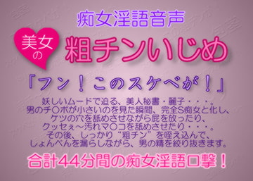 痴女淫語音声 ～ 美女の粗チンいじめ [生牡蠣音響]