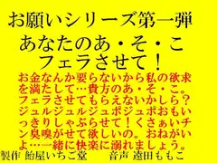お願いシリーズ第一弾 あなたのあ・そ・こ フェラさせて!