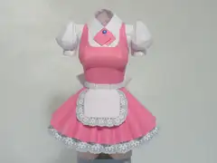 ペーパークラフト☆プリティメイドA☆ピンク☆18禁バージョン