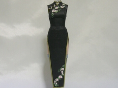 ペーパークラフト☆チャイナドレスA☆ブラック☆18禁バージョン [紙服工房]