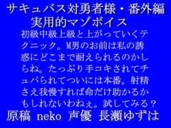 サキュバス対勇者様・番外編「実用的マゾボイス」wav [飴屋いちご堂]