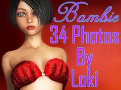 Bambie Posing And Stripping