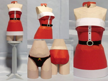 ペーパークラフト☆サンタコスチューム2009 [紙服工房]