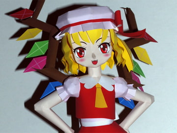 フランドールのペーパークラフト [じぇがん堂]