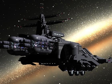 Shade用3Dデータ 宇宙戦艦ガーディエスト [藤原英亜季]