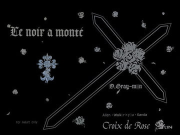 Le noir a monte' [Croix de Rose]