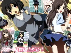 スカート舞い上がる!