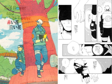 赤い花 白い花 [花を]