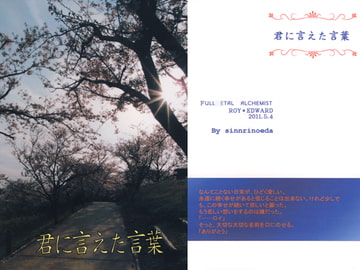 君に言えた言葉 [真理の枝]