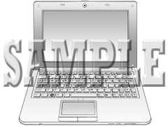 まやまや背景素材集001 ノートPC [まやまや]