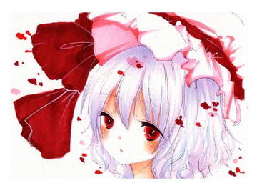 +*アナログイラスト画像集(オリジナル、東方project,初◯ミクver)*+ [crown tiara]