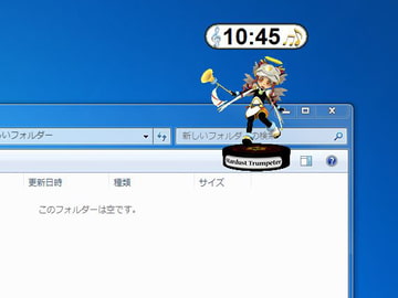 デスクトップキャラクロック-No05 [akiki]