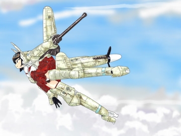 【武装○姫】 飛鳥 壁紙サイズ [南アルプス事変]