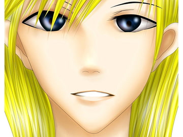 金髪の青年 [高く]