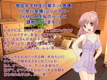 現役女子校生18禁ネット声優「小早川栞璃」シリーズ01・『ドMの兄を私のペットに調教しています。』 [徒歩々杉]