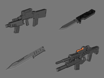 アメリカ武器セット_01 [1100100000屋]