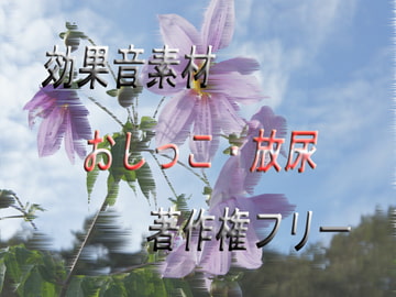 [効果音素材] おしっこ [著作権フリーSE] [SE素材屋]