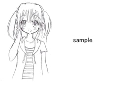 モノクイラスト [りんごの海]