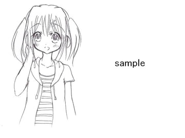 モノクイラスト [りんごの海]