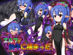 エルフが触手に捕まった。 [くろろぷらすと]