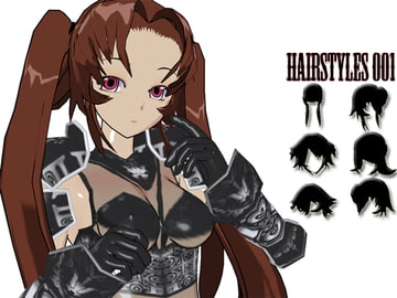 Hairstyles 001 [3Dポーズ集]