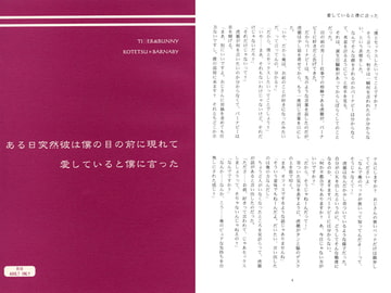 ある日突然彼は僕の目の前に現れて愛していると僕に言った [Diamond Magnum]